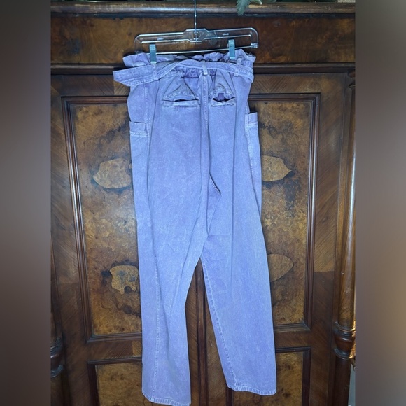 EUC SEA- Idun Paperbag Straight-Leg Jeans. Size 12 - Picture 5 of 11